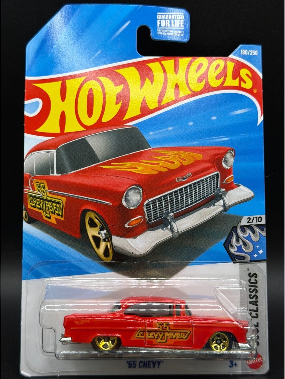 Hot Wheels 2026 '55 Chevy Red 180/250 JJK21 Cool Classics 2/10 Diecast Car NEW